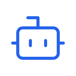 AI assistant and automation icon