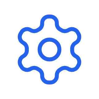 AI configuration and settings icon
