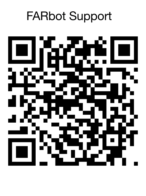 Scan to open FARbot support checkout