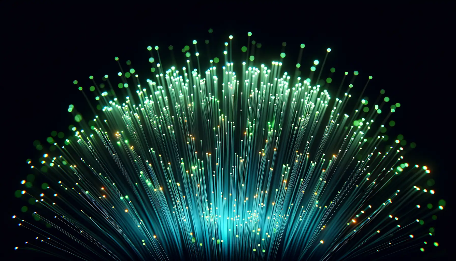 Fiber optic data transmission representing MCP server infrastructure for AI model context protocol