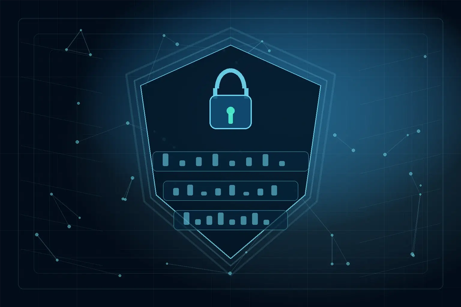 Abstract Sprinklenet AI architecture visual for The Role of Trust in Consumer Research.