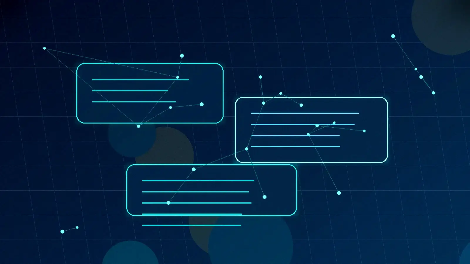 Abstract AI systems illustration for How AI Helps in Conversational Marketing