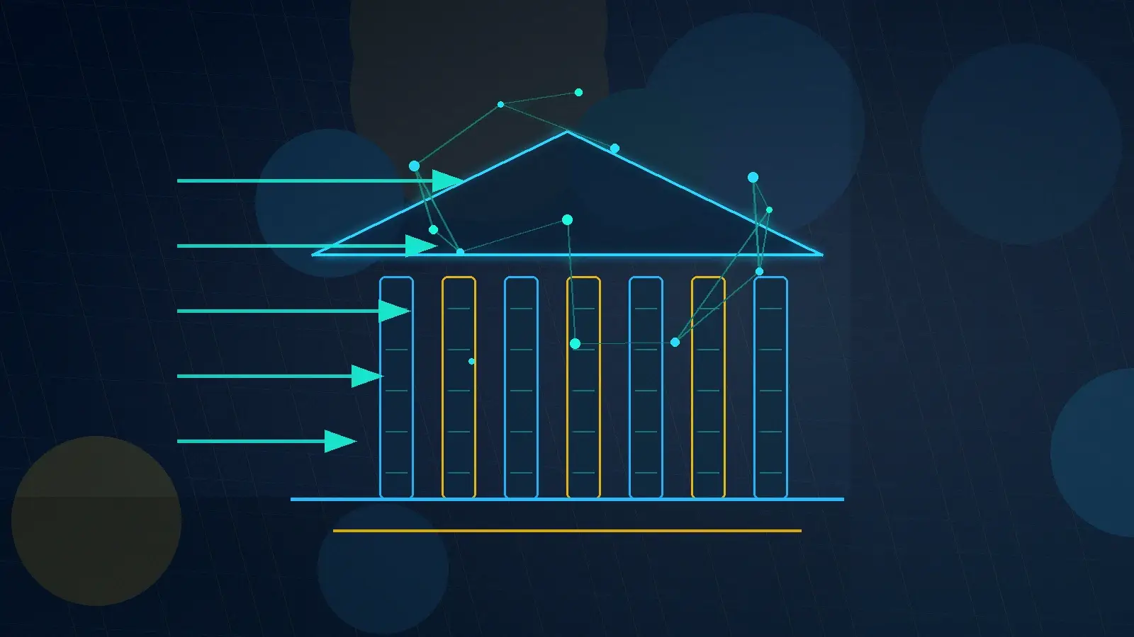 Abstract technical AI illustration for How Small Businesses Can Win Federal AI Contracts: A Practical Guide for SDBs and 8(a) Firms