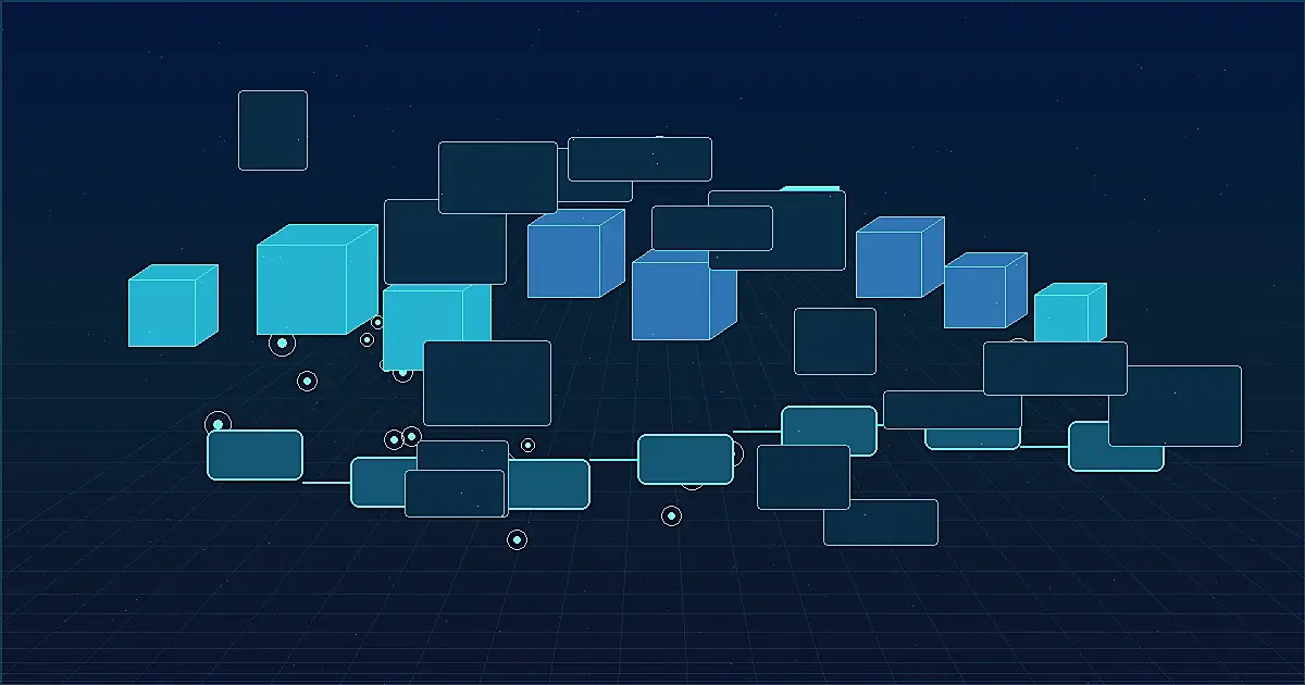 Abstract technical architecture visual for RAG Pipeline Architecture for Enterprise AI Integration.
