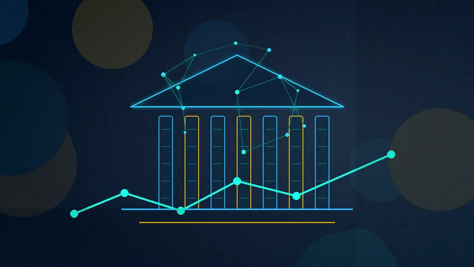 Abstract technical AI illustration for GSA Schedule AI: Positioning Services for Federal Buyers