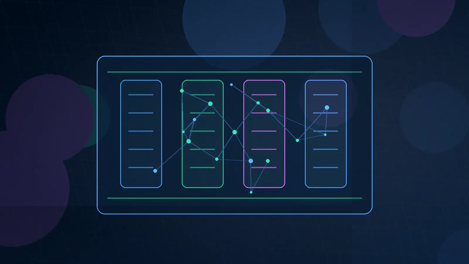 Abstract technical AI illustration for AI Compliance and Data Governance