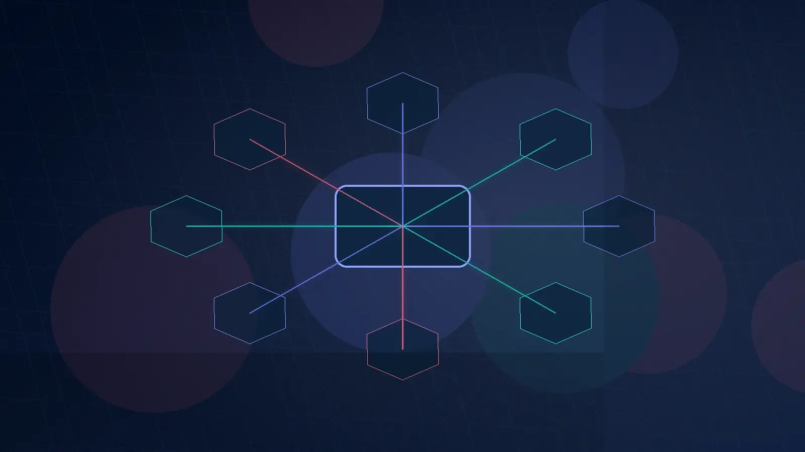 Abstract technical AI illustration for Multi-LLM Orchestration in Production: Lessons from Running 16+ Models
