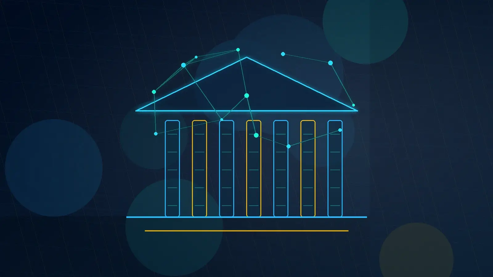Abstract technical AI illustration for Five Lessons from Defense AI Programs That Apply to Every Enterprise