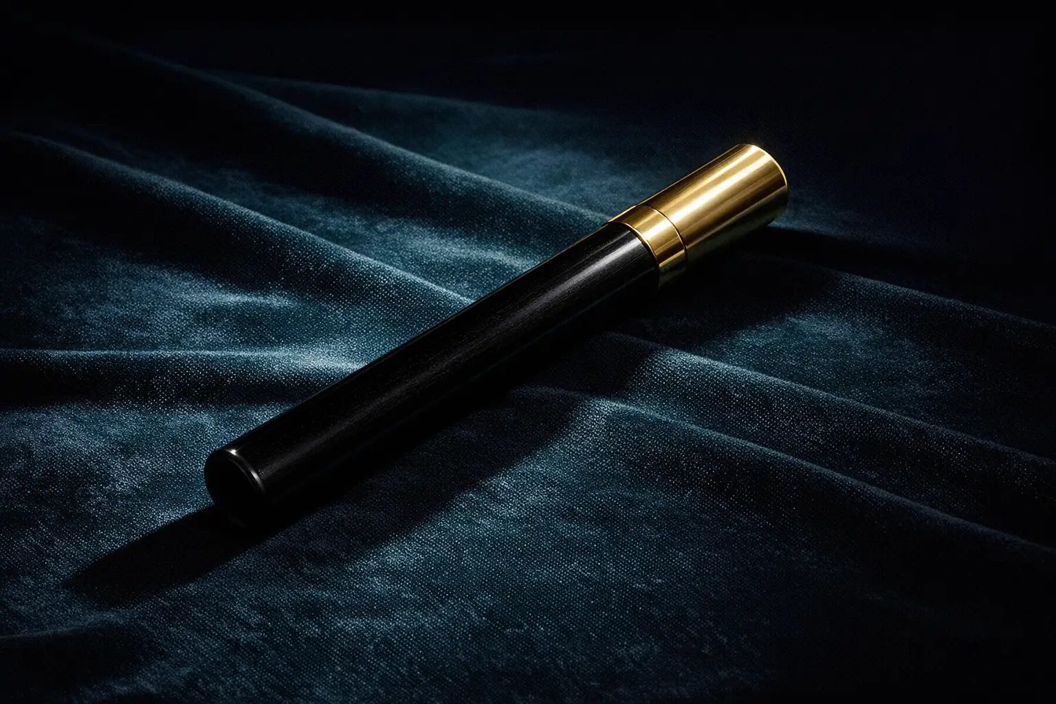 Editorial concept image: handoff / proximity, dark teal palette, no text or people.