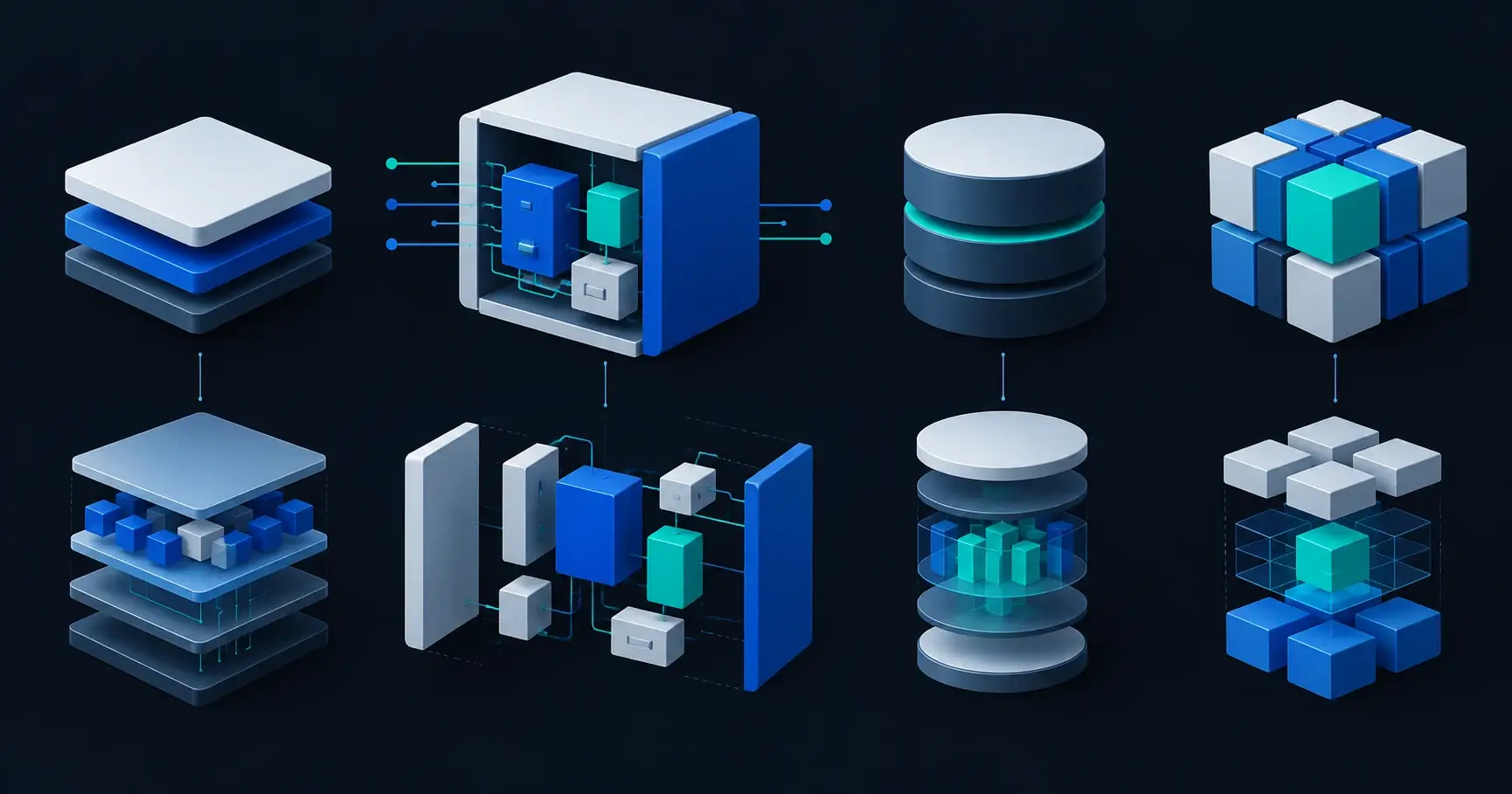 Software components arranged for technical evidence review.