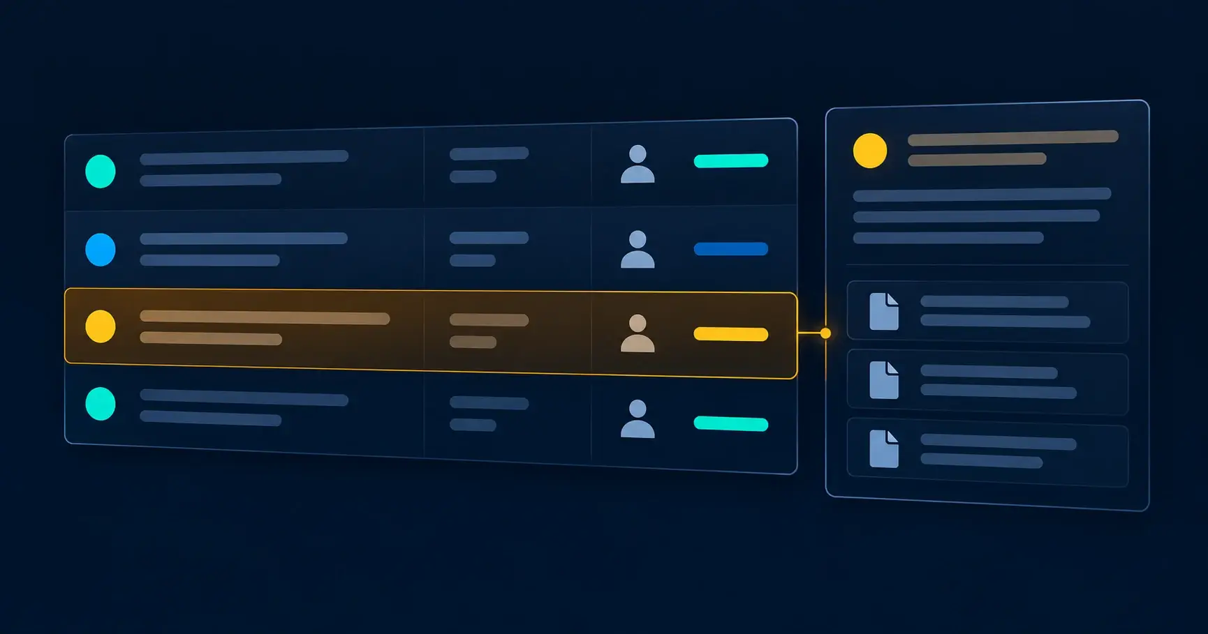 A digital risk register highlights an unresolved issue.